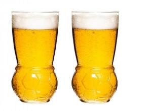 Poháre na pivo SAGAFORM Football Glasses, 45cl, 2ks