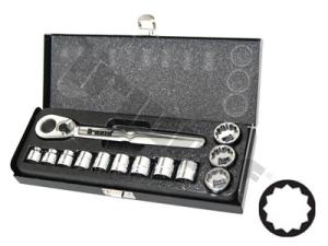 Gola sada 3/8" nízky profil hlavíc