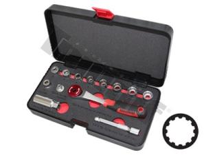 Gola sada 1/4" 12 hranný nízky profil hlavíc, 14 - dielna