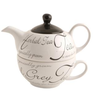 Čajová sada PRICE & KENSINGTON Script Tea For One