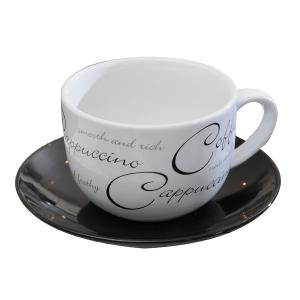 Šálka s tanierikom PRICE & KENSINGTON Script