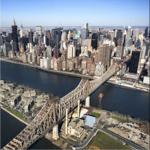 Obraz na skle 30x30cm QUEENSBORO BRIDGE