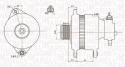 MAGNETI MARELLI Alternátor 063731899010