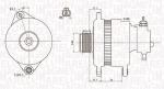MAGNETI MARELLI Alternátor 063731899010