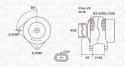 MAGNETI MARELLI Alternátor 063731974010