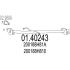 MTS Výfukové potrubie 0140243