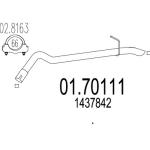 MTS Výfukové potrubie 0170111