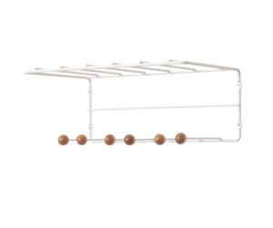 Stojan na víno Present Time ??Saturnus drevené gule