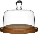 Doštička na syr s poklopom SAGAFORM Nature Cheese Dome