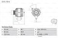 BOSCH Alternátor 0986042640