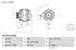 BOSCH Alternátor 0986048611