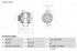 BOSCH Alternátor 0986048781