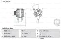 BOSCH Alternátor 0986049410