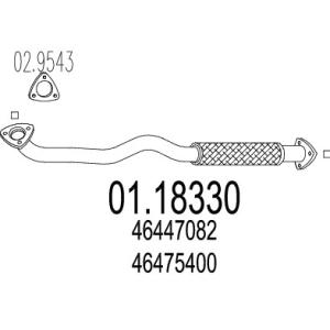 MTS Výfukové potrubie 0118330