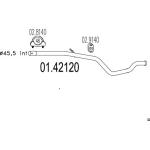 MTS Výfukové potrubie 0142120