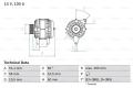 BOSCH Alternátor 0986042750