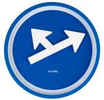 Hodiny na stenu Arrow, Wanted  30cm