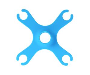 Držiak na vínové poháre Spider modrý