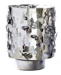 Rotačný svietnik na čajovú sviečku INVOTIS Carousel Butterflies