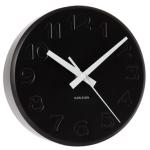 Hodiny na stenu 5477bk Karlsson,19cm