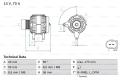 BOSCH Alternátor 0986042600