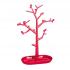 PI: P L držiak strom na drobnosti, malinová ozdoby, transp. červ