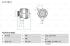 BOSCH Alternátor 0986040180