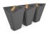 Sada kuchynských nádob BLACK-BLUM Storage Jars, sivá