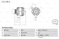 BOSCH Alternátor 0986042730