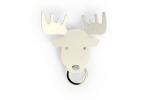 Vešiačik na kľúče Qualy Moose Key Holder, los biely