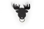 Vešiačik na kľúče Qualy Moose Key Holder, los čierny