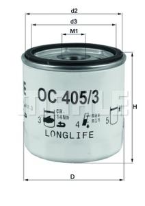 KNECHT Olejový filter OC4053