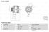 BOSCH Alternátor 0986080370