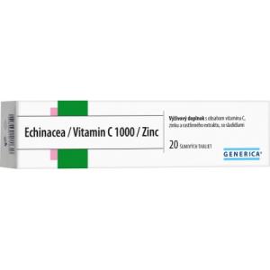 GENERICA Echinacea/Vitamin C 1000/Zinc tbl eff 20