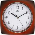 Nástenné hodiny MPM, 2807.52 - hnedá tmavá, 24cm