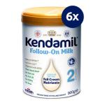 KENDAMIL Pokračovacie dojčenské mlieko 2 DHA+ 900 g - balenie 6 ks