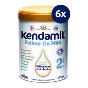KENDAMIL Pokračovacie dojčenské mlieko 2 DHA+ 900 g - balenie 6 ks