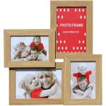 Hnedý multirám na 4 fotky, N, 32x30cm