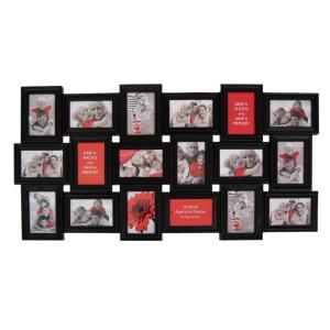 Čierny fotorám na 18 fotiek, 102cm