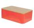 Chlebník s doskou Bread box Solid tin, neon orange