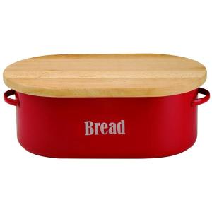 Chlebník TYPHOON Vintage, červený