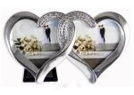 Fotorámik svadobný, PF02, 2 srdcia