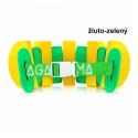 Plavecký pás AGAMA Swim 11 dielov - žlto-zelený