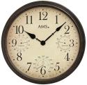 Nástenné hodiny 9463 AMS meteostanica 42cm