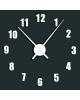 Nalepovacie nástenné hodiny, H12, 100cm