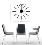 Nalepovacie nástenné hodiny, HM28, 60cm