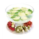 Multifunkčný servírovací tanier na pochutiny