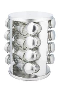 Nerezový stojan na koreničky rotačný, Kinghoff, 17-dielný, 4011