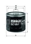 MAHLE ORIGINAL Olejový filter OC1051