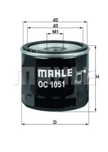 MAHLE ORIGINAL Olejový filter OC1051